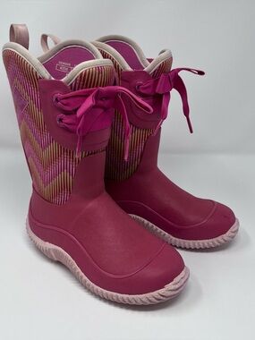 Kids Pink Waterproof Rain & Snow Boots